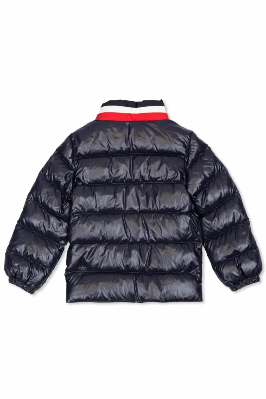 Moncler Enfant GRANATOWY Kurtka ze stójką