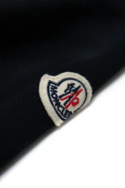 Moncler Enfant GRANATOWY Bluza z logo