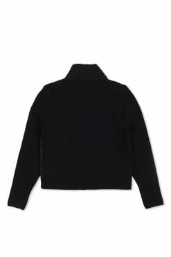 Moncler Enfant GRANATOWY Kardigan z pikowanym przodem