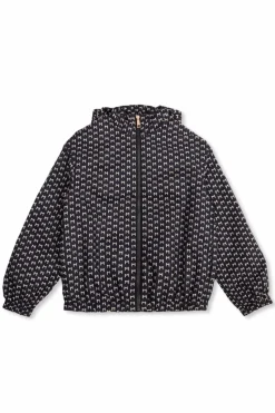 Moncler Enfant GRANATOWY Przeciwdeszczowa kurtka ‘Adanna’
