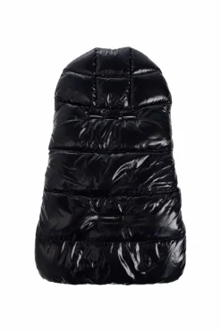 Moncler Enfant GRANATOWY Puchowy śpiworek niemowlęcy