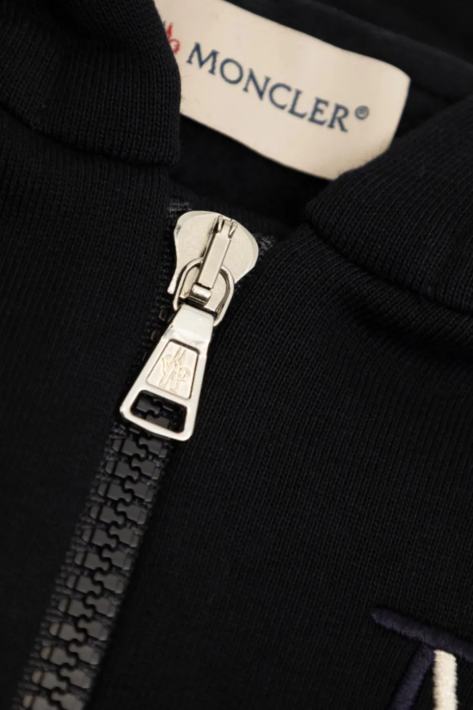 Moncler Enfant GRANATOWY Zestaw: bluza z kapturem i spodnie