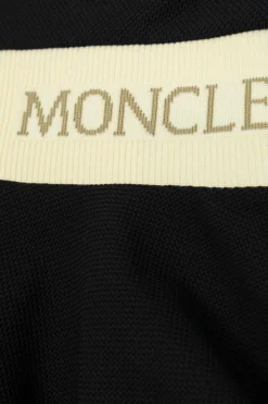 Moncler Enfant GRANATOWY Sukienka z logo