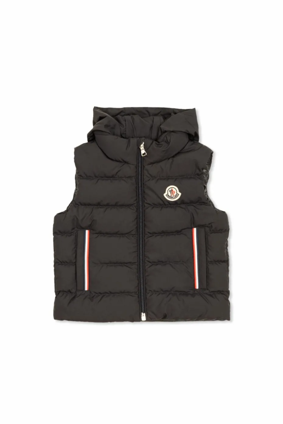 Moncler Enfant GRANATOWY Kamizelka puchowa `Buang`