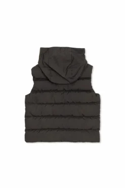 Moncler Enfant GRANATOWY Kamizelka puchowa `Buang`