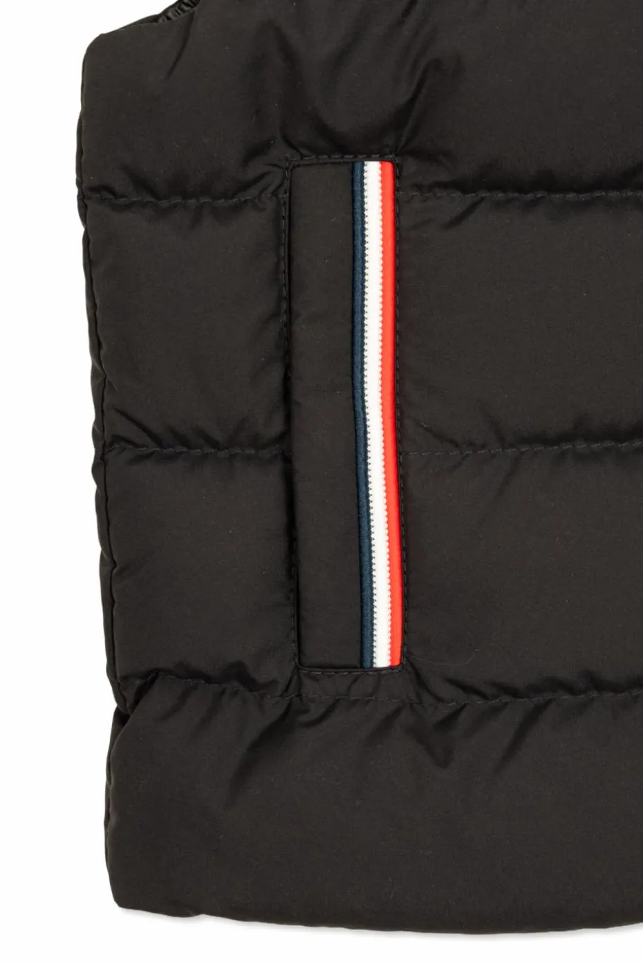 Moncler Enfant GRANATOWY Kamizelka puchowa `Buang`