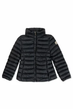 Moncler Enfant GRANATOWY Kurtka puchowa ze stójką