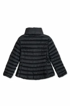 Moncler Enfant GRANATOWY Kurtka puchowa ze stójką