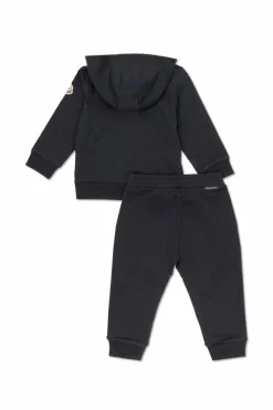Moncler Enfant GRANATOWY Zestaw: bluza i spodnie