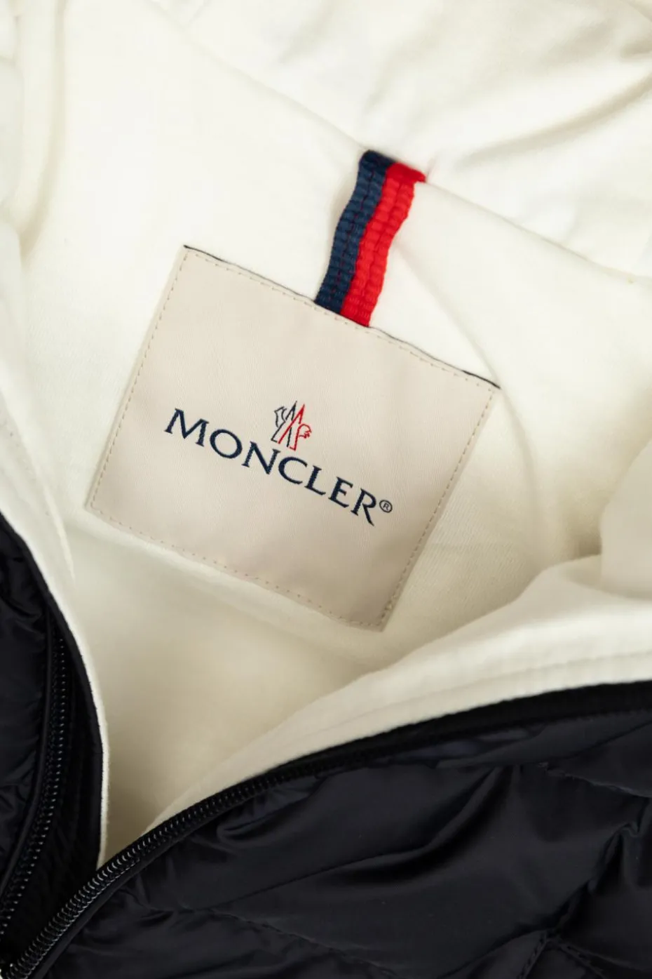 Moncler Enfant GRANATOWY Ocieplana kurtka `Saito`