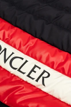 Moncler Enfant GRANATOWY Puchowa kamizelka ze stójką
