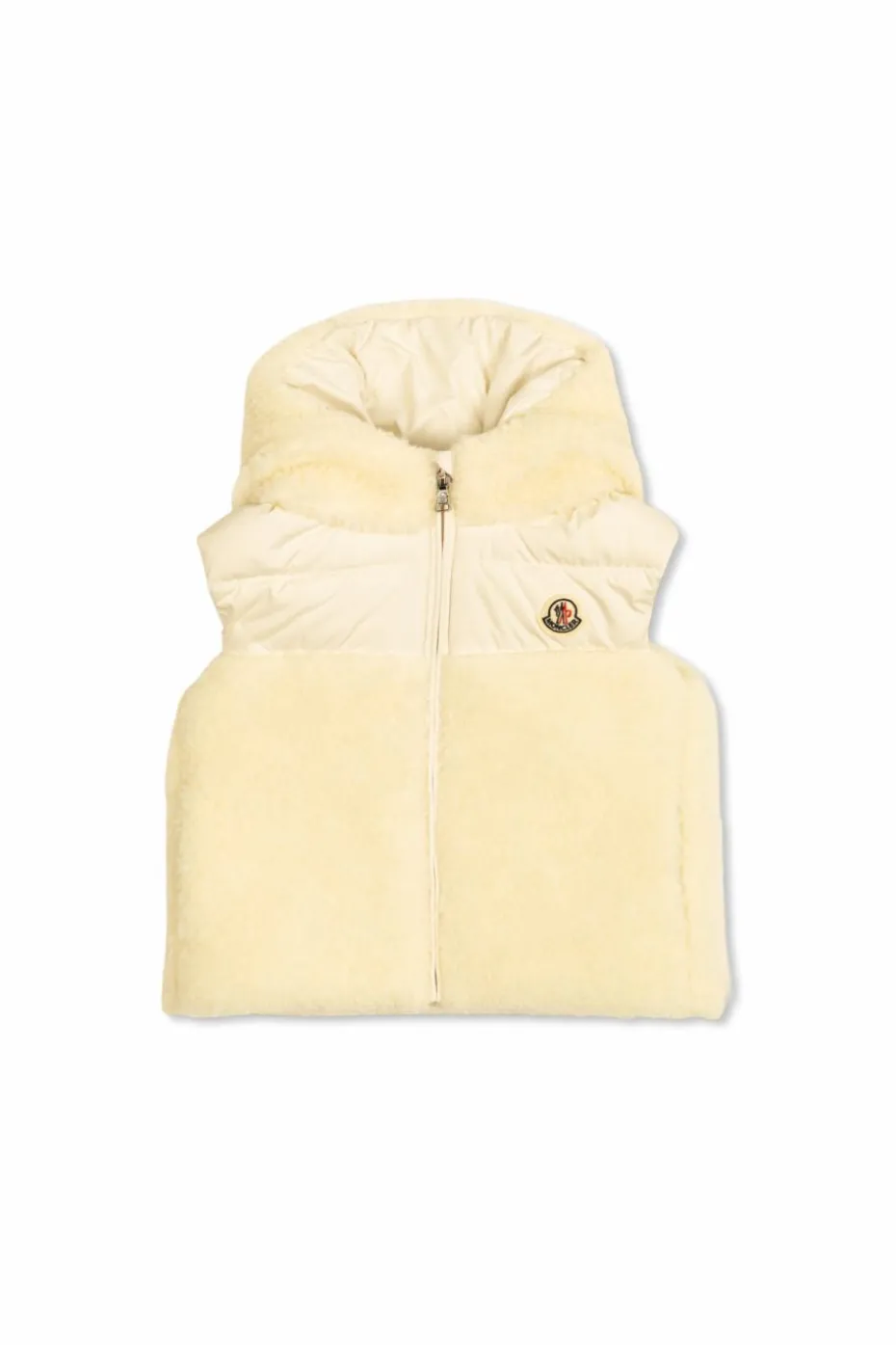 Moncler Enfant kremowy Kamizelka puchowa `Botha`