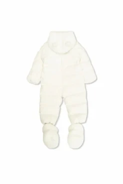 Moncler Enfant kremowy Kombinezon puchowy