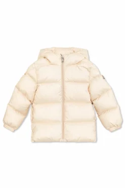 Moncler Enfant kremowy Kurtka puchowa `Sharon`