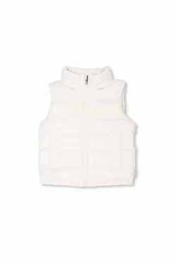 Moncler Enfant kremowy Ocieplana kamizelka ‘Rafael’