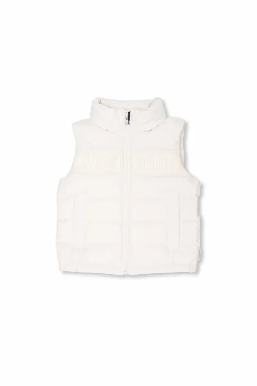 Moncler Enfant kremowy Ocieplana kamizelka ‘Rafael’
