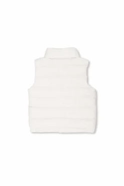 Moncler Enfant kremowy Ocieplana kamizelka ‘Rafael’