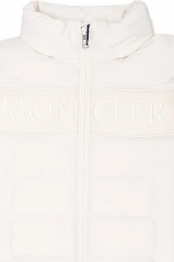 Moncler Enfant kremowy Ocieplana kamizelka ‘Rafael’