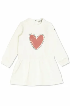 Moncler Enfant kremowy Sukienka z nadrukiem