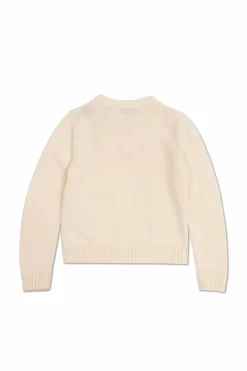 Moncler Enfant kremowy Sweter z logo