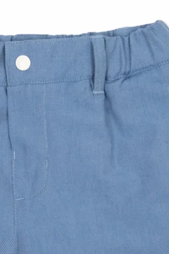 Moncler Enfant NIEBIESKI Bawełniane szorty