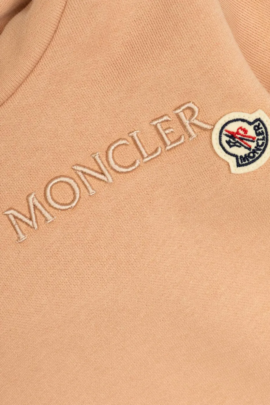 Moncler Enfant RÓŻOWY Bluza z kapturem