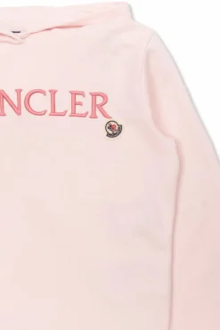 Moncler Enfant RÓŻOWY Bluza z kapturem