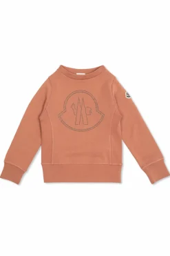 Moncler Enfant RÓŻOWY Bluza z logo