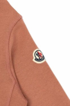 Moncler Enfant RÓŻOWY Bluza z logo