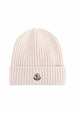 Moncler Enfant RÓŻOWY Czapka z logo