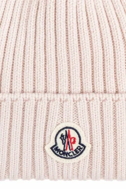 Moncler Enfant RÓŻOWY Czapka z logo