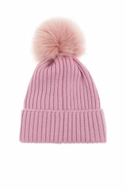 Moncler Enfant RÓŻOWY Czapka z pomponem