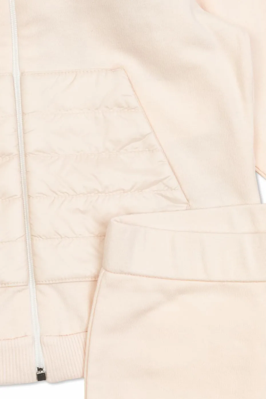Moncler Enfant RÓŻOWY Komplet: bluza i spodnie dresowe