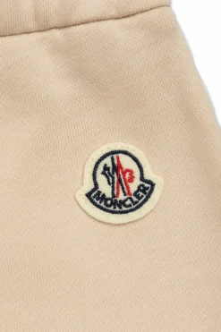 Moncler Enfant RÓŻOWY Spodnie dresowe z logo.