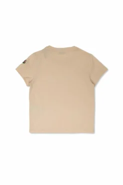 Moncler Enfant RÓŻOWY T-shirt z logo
