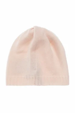 Moncler Enfant RÓŻOWY Wełniana czapka z wyszytym logo