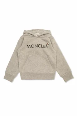 Moncler Enfant SZARY Bluza z kapturem