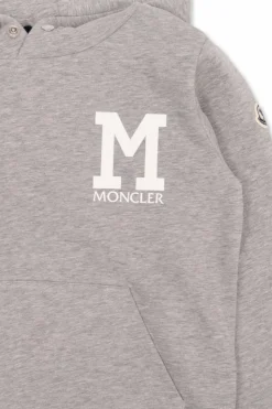 Moncler Enfant SZARY Bluza z logo