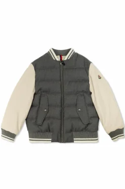Moncler Enfant SZARY Kurtka `Alvaro`
