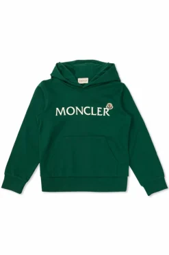 Moncler Enfant ZIELONY Bluza z logo