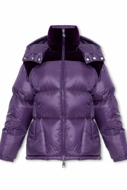 Moncler FIOLETOWY Kurtka puchowa ‘Meandre’