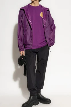 Moncler FIOLETOWY Kurtka `Lamo`