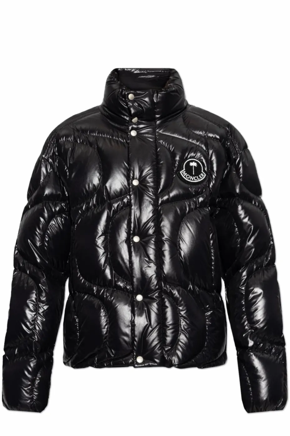 Moncler Genius CZARNY 8 MONCLER PALM ANGELS