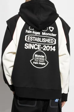 Moncler Genius CZARNY 8 MONCLER PALM ANGELS