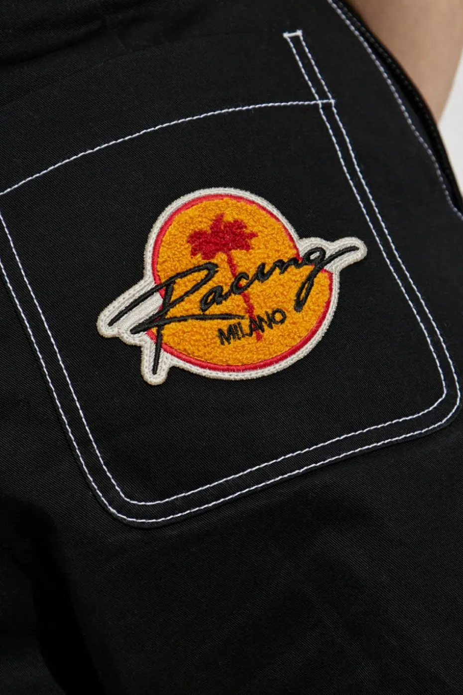 Moncler Genius CZARNY 8 MONCLER PALM ANGELS