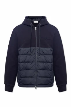 Moncler GRANATOWY Bluza z logo