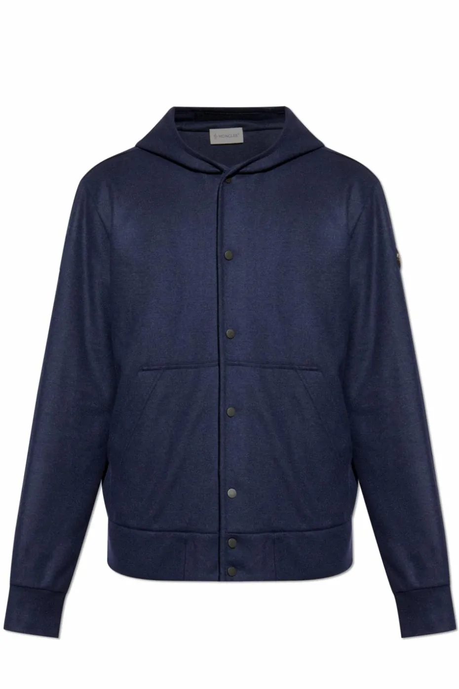 Moncler GRANATOWY Bluza z kapturem