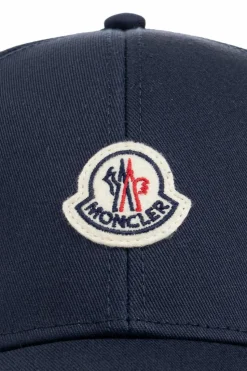 Moncler GRANATOWY Czapka z daszkiem