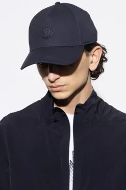 Moncler GRANATOWY Czapka z daszkiem