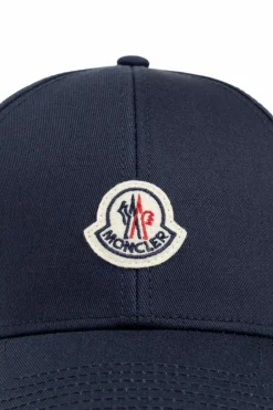 Moncler GRANATOWY Czapka z daszkiem